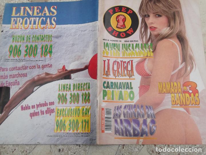 Journals: revista peep show n&ordm; 20, revista erotica espa&ntilde;ola, solo para adultos,