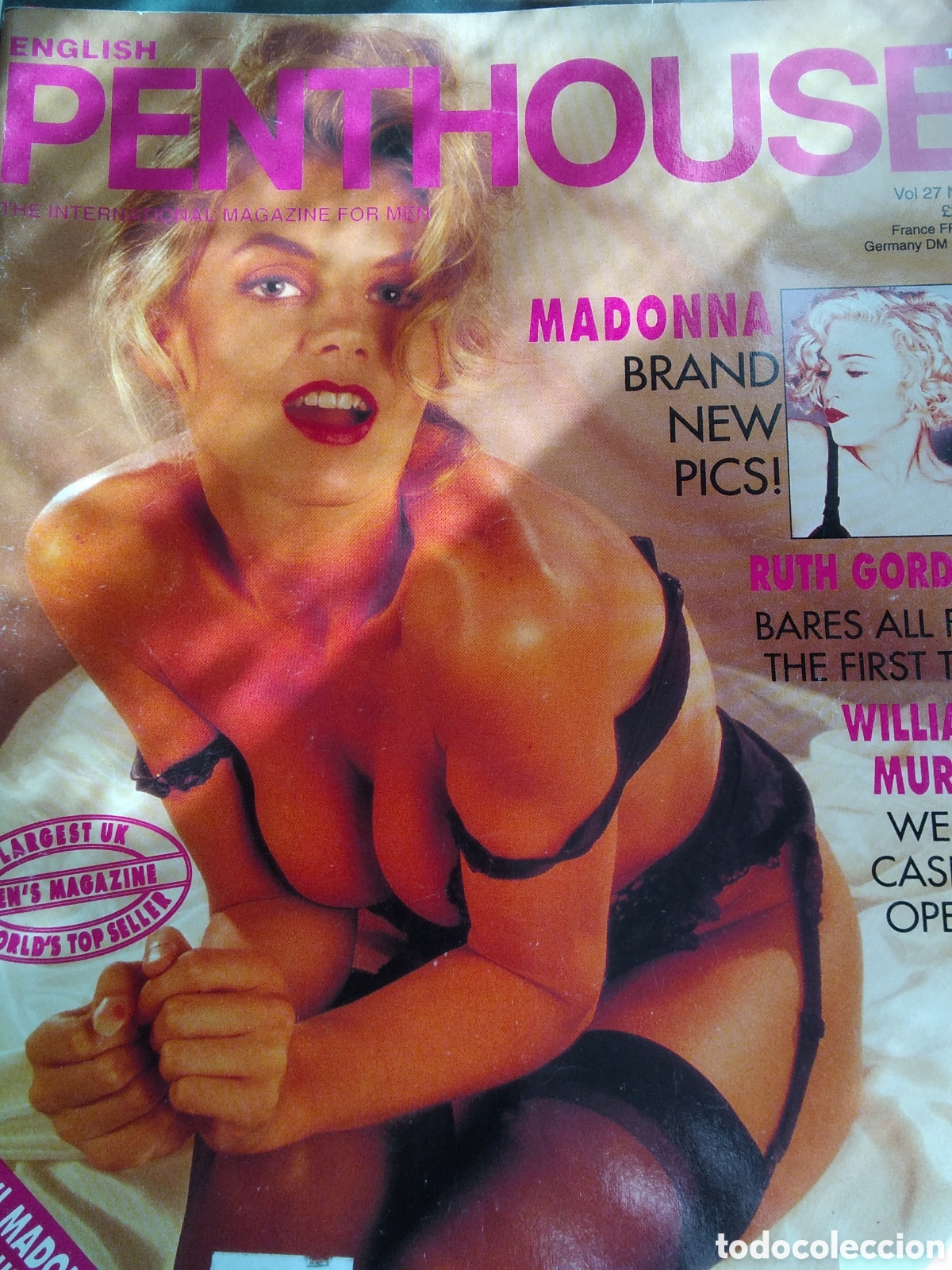Revistas: Penthouse ingl&eacute;sa revista er&oacute;tica volumen 27 n&uacute;mero 2 Madonna