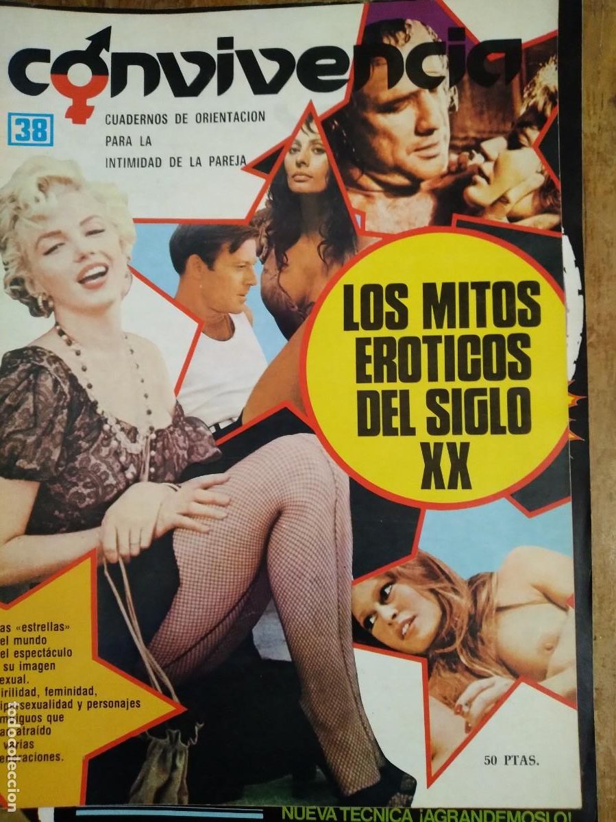 Revistas: CONVIVENCIA - LOS MITOS EROTICOS DEL SIGLO XX N&deg;38-Rebista erotica para adultos-