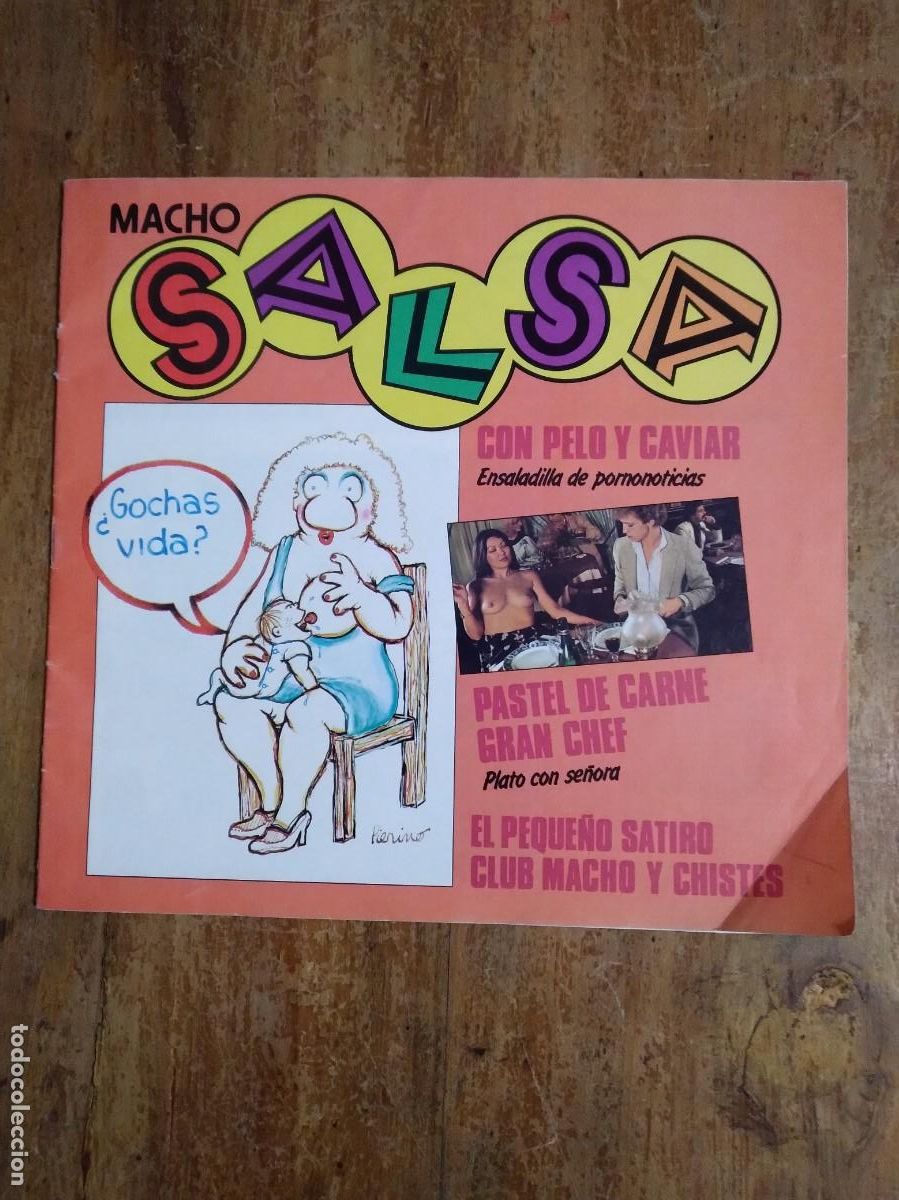 Zeitschriften: Macho Salsa Con pelo y caviar/pastel de carne gran chef-revista para adultos-