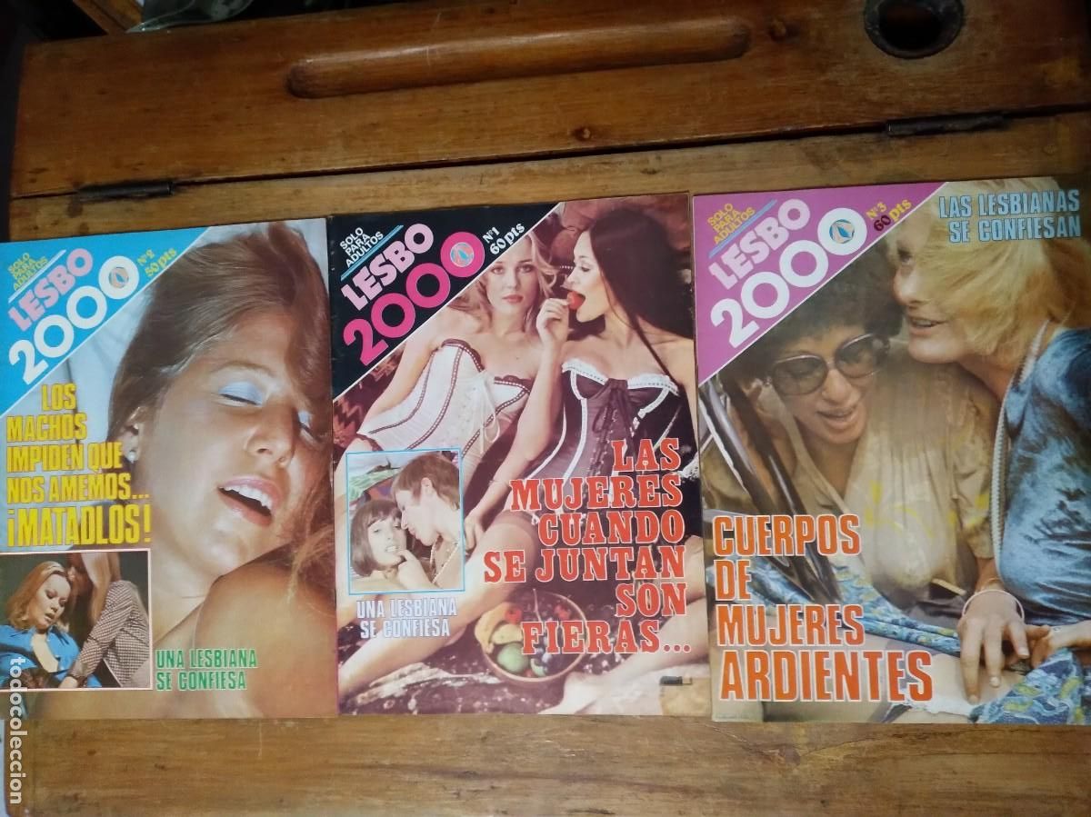 Revistas: Lote 3 Primeros Numeros revista Lesbos 2000-N&deg;1/2/3-Revista erotica para adultos- lesbico-