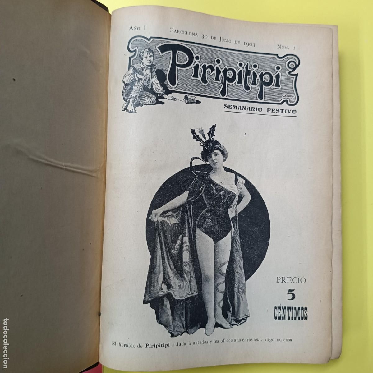 Revistas: TOMO PIRIPITIPI - 50 PRIMEROS A&Ntilde;OS 1903 - 1904 - SEMANARIO FESTIVO