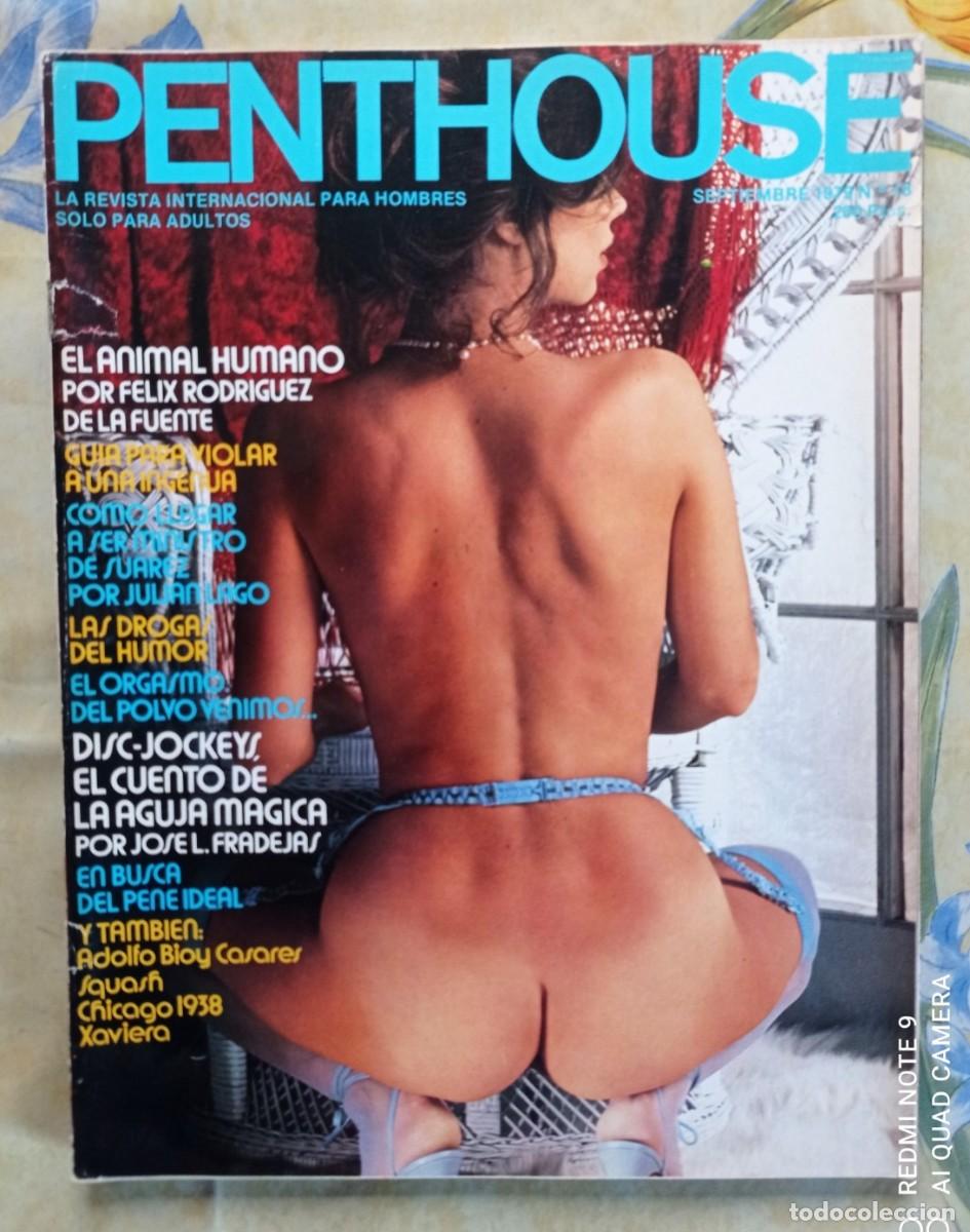 Journals: REVISTA PENTHOUSE / RAQUEL EVANS, ANNAMARIA CLEMENTI, FELIX RODRIGUEZ DE LA FUENTE, SQUASH