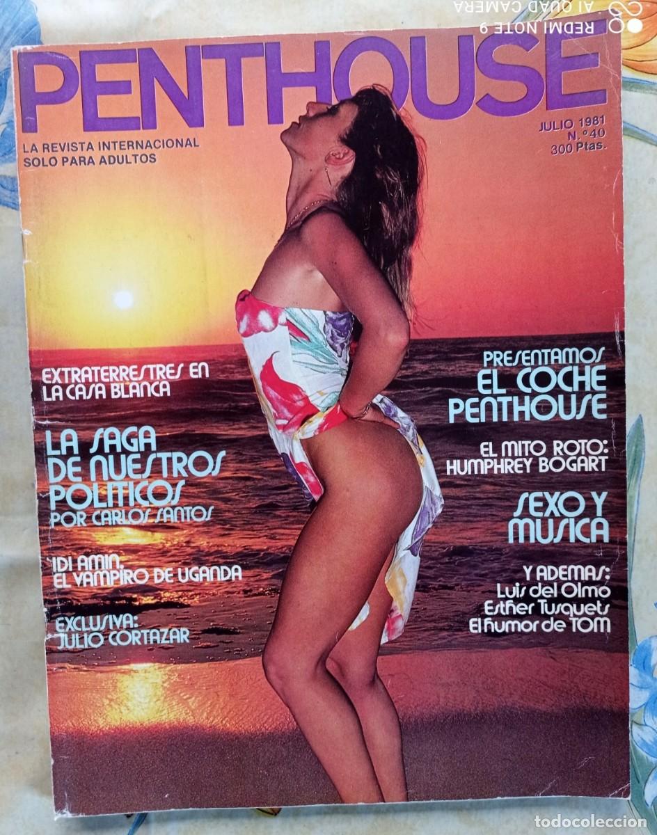 Journals: REVISTA PENTHOUSE N&ordm; 40 / MASSIEL, TETE MONTOLIU, LUIS DEL OLMO, JULIO CORTAZAR, COPENHAGUE