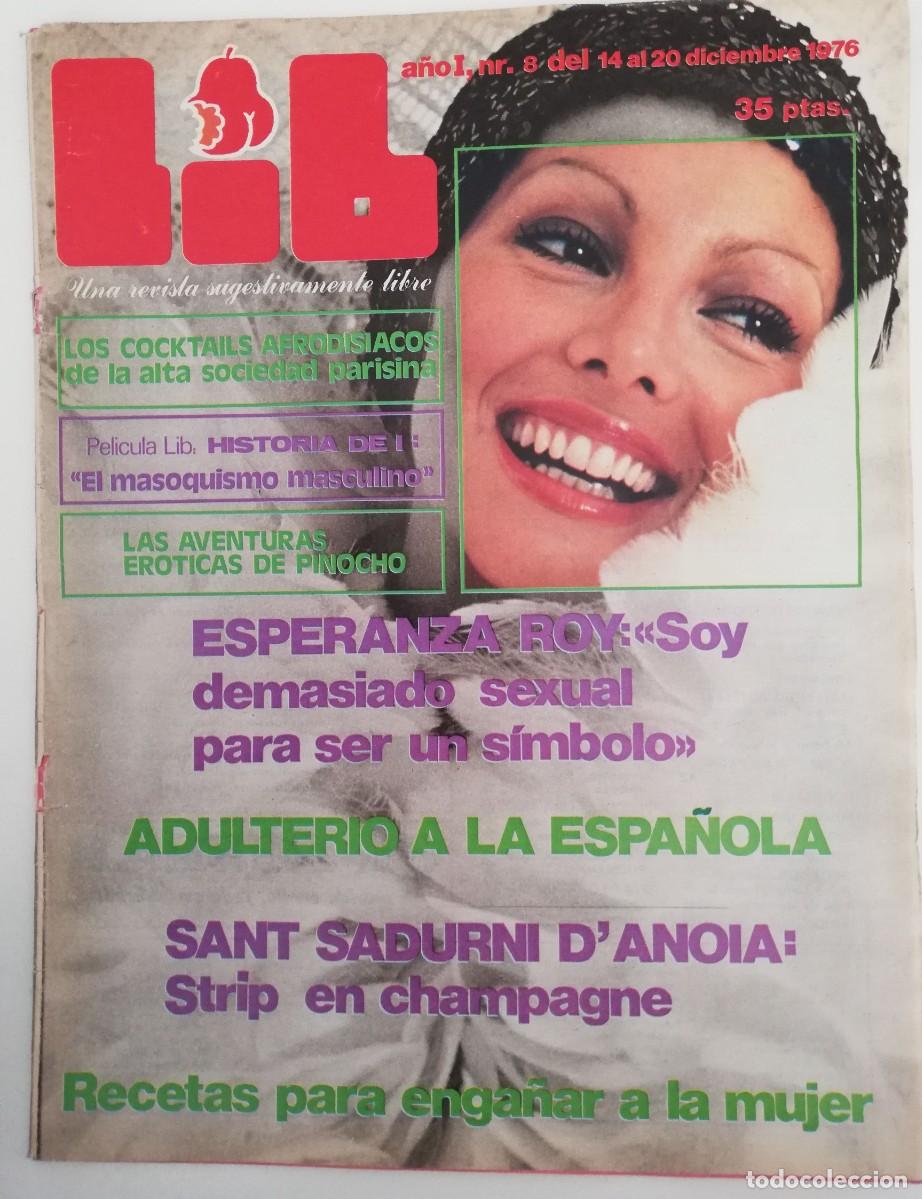 Journals: Revista LIB n&ordm; 8 Esperanza Roy Jaime Salom Kiel Corinne Cl&eacute;ry Historia de O Destape Desnudo Er&oacute;tica