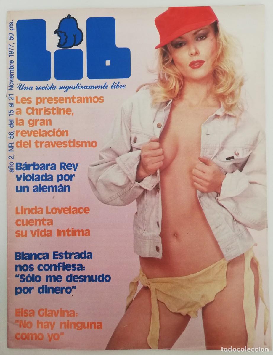 Journals: Revista LIB n&ordm; 56 Nadiuska B&aacute;rbara Rey Sara Lezana Linda Lovelace Christine Berna Blanca Estrada