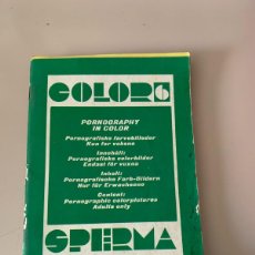 Revistas: COLOR SPERMA NO.6 RODOX TRADING COLOR CLIMAX CORPORATION PORNOGRAPHY IN COLOR. Lote 402193224