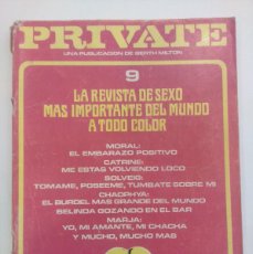Revistas: PRIVATE Nº 9/REVISTA EROTICA.. Lote 402386304