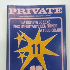 Revistas: PRIVATE Nº 11/REVISTA EROTICA.. Lote 402398204