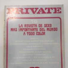 Revistas: PRIVATE Nº 16/REVISTA EROTICA.. Lote 402399569