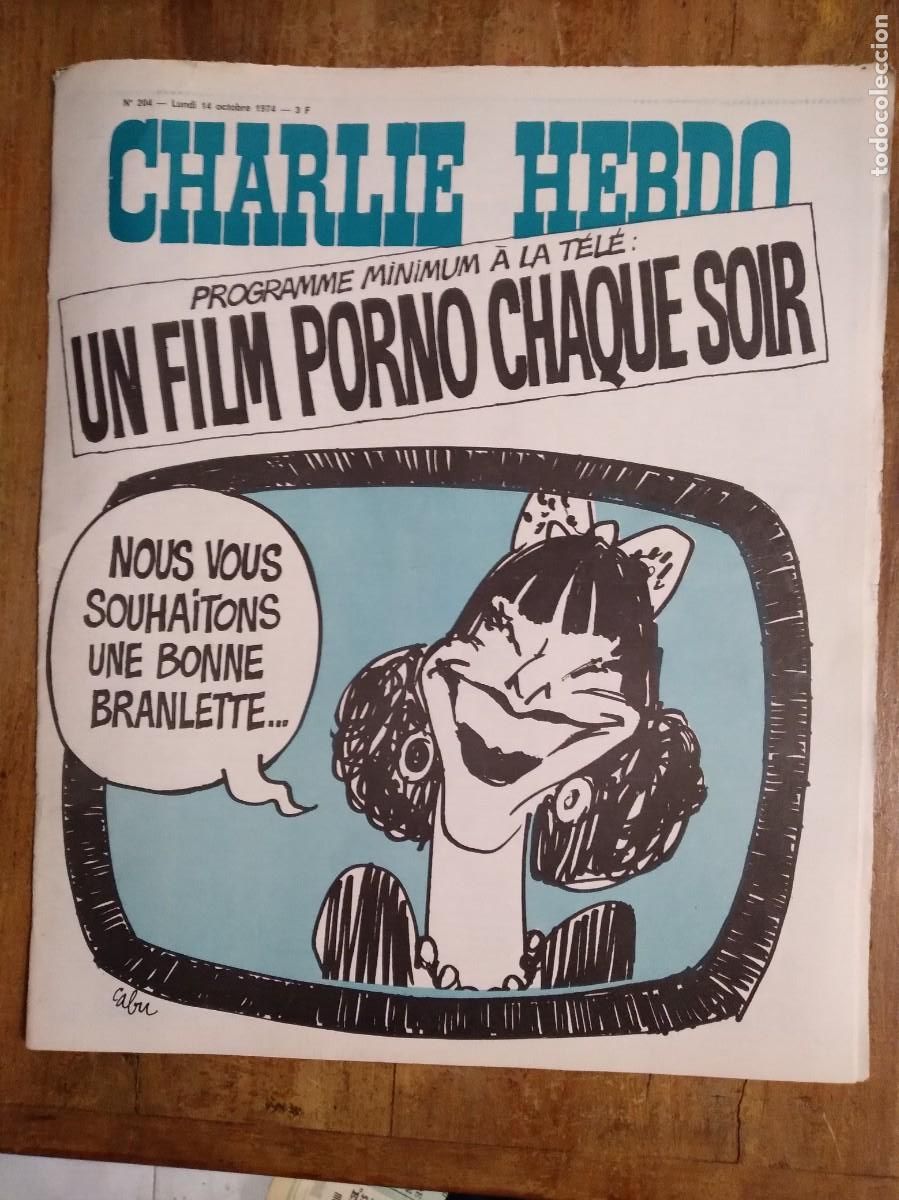Magazines: Charlie Hebdo N&deg;204 Un Film Porno Chaque Soir Revista Periodico en Frances