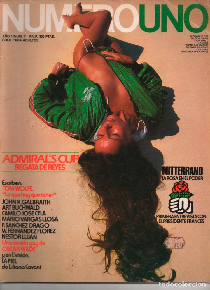 Revistas: NUMERO UNO REVISTA EROTICA N&ordm; 7 A&Ntilde;OS 80 ADMIRAL'S CUP, MITTERRAND