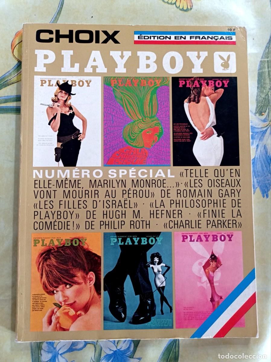 Journals: Revista PLAYBOY FRANCIA / NUMERO ESPECIAL / MARILYN MONROE, MEJORES PORTADAS, CHICAS, HUMOR...