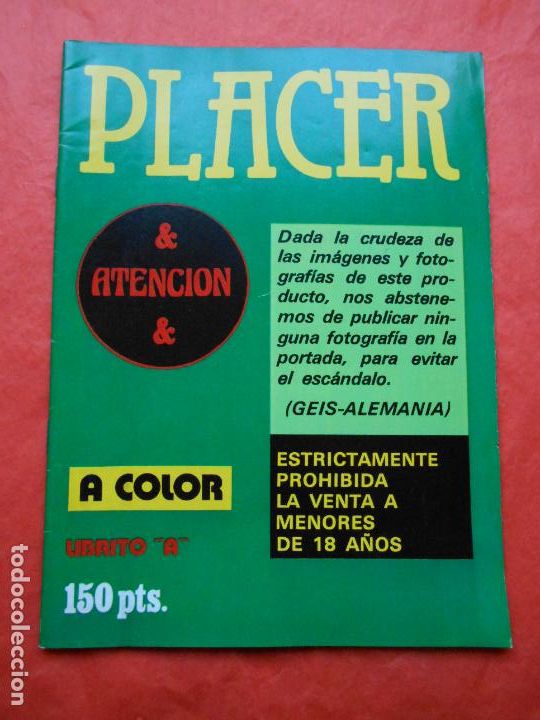 Journals: REVISTA PLACER SOLO PARA ADULTOS