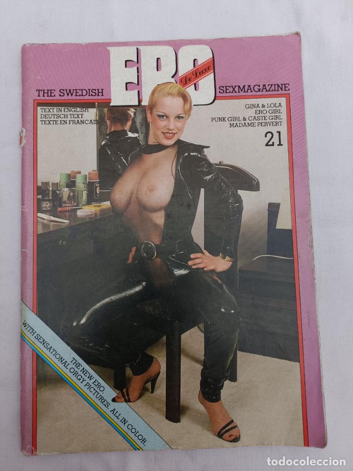 Zeitschriften: ERO DE LUXE THE SWEDISH SEXMAGAZINE 21. EROTICA. PORNO. ADULTOS. 1981