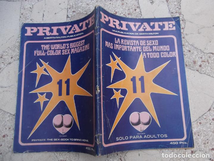 Revistas: PRIVATE 11. REVISTA EROTICA PARA ADULTOS. PORNO.