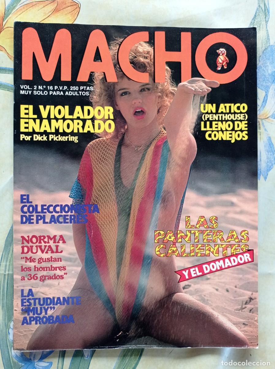 Journals: REVISTA MACHO VOL 2 N&ordm; 16 / NORMA DUVAL, RAQUEL EVANS, LYNN ENDERSSON, EL IMPERIO DE LOS SENTIDOS