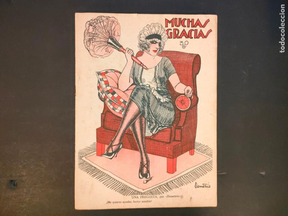 Zeitschriften: MUCHAS GRACIAS-NUMERO 66-2 MAYO 1925-REVISTA ANTIGUA EROTICA-VER FOTOS-(K-10.278)