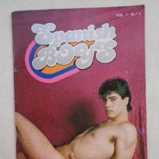 Revistas: REVISTA PARA ADULTOS ¨ SPANISH BOYS ¨, Nº 1 , 1985 . TEMATICA GAY