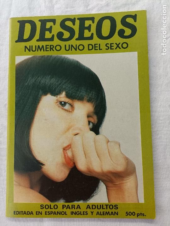 Magazines: DESEOS 1. REVISTA EROTICA PARA ADULTOS. NUMERO UNO DEL SEXO