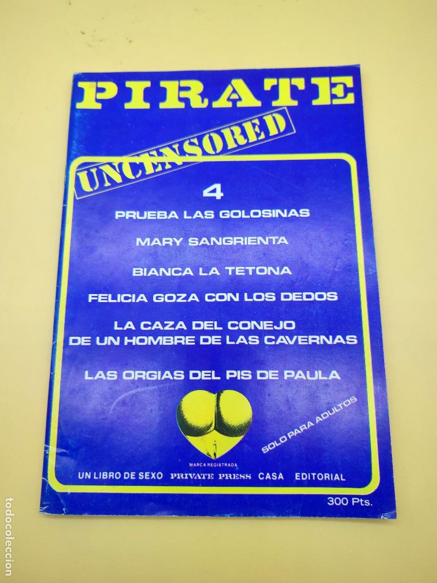 revista pornografica pirate nº4. private nº4. 1 - Compra venta en  todocoleccion