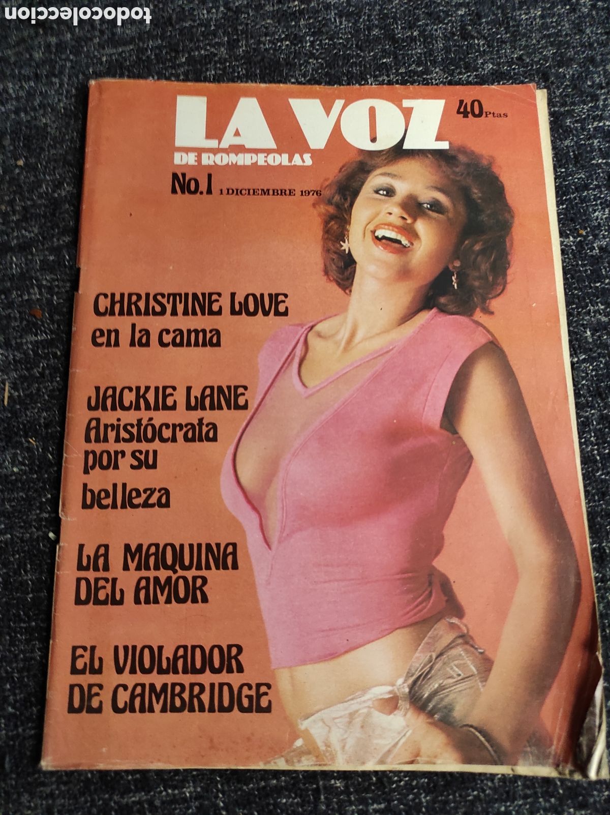 Zeitschriften: LA VOZ DE ROMPEOLAS N&ordm; 1 A&Ntilde;O 1976 CHRISTINE LOVE, JACKIE LANE