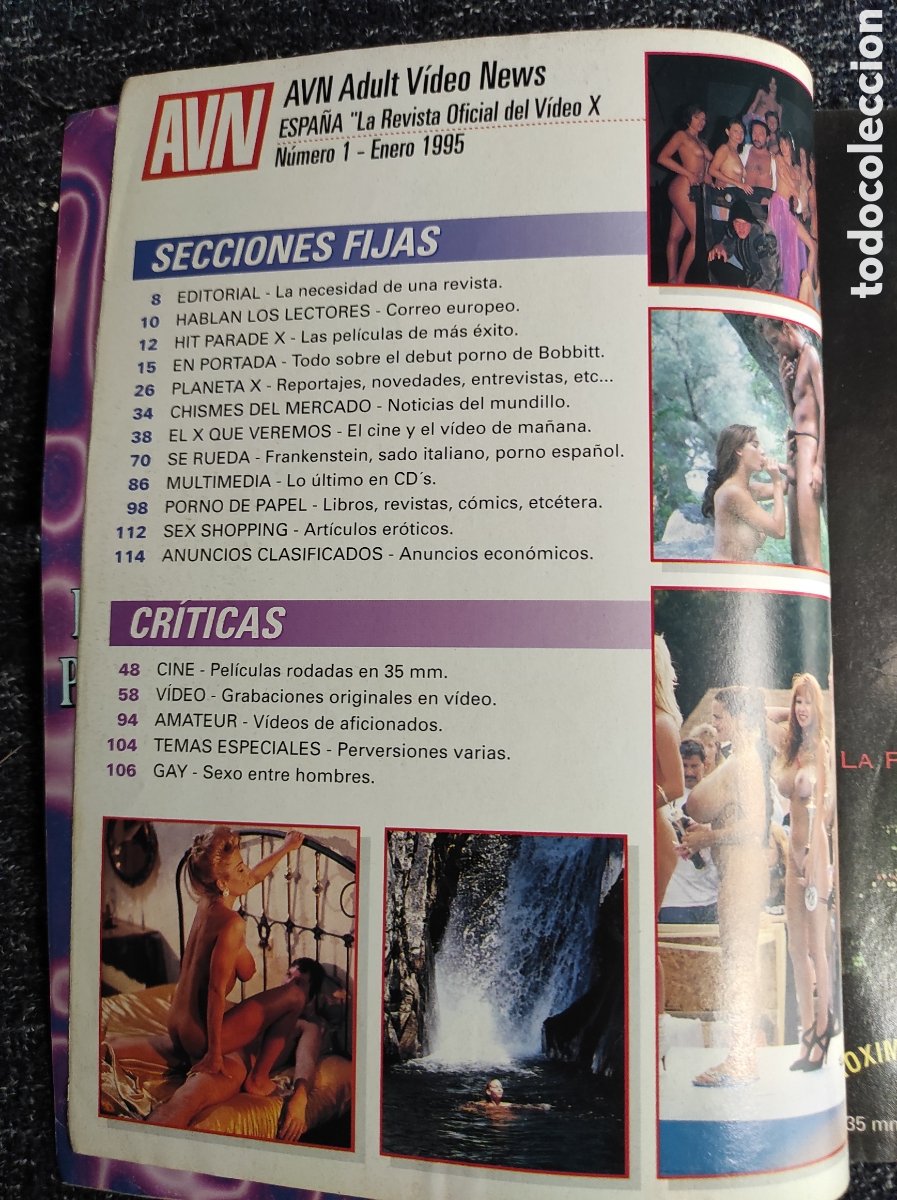 avn nº 1 la revista oficial del video x - revis - Compra venta en  todocoleccion