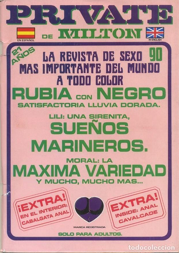 Revistas: REVISTA PARA ADULTO PRIVATE DE MILTON N&ordm;90 CON DESPERFECTOS. REVIPOR-26 ,2