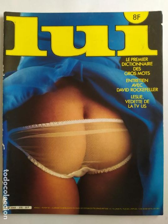 Journals: LUI MAGAZINE FEVRIER 1981. LESLIE GRAVES