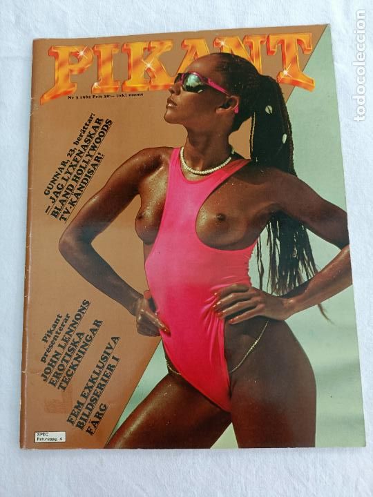 Magazines: PIKANT 3. REVISTA EROTICA SUECA PARA ADULTOS. 1982. JOHN LENNONS EROTIKA SKISSER