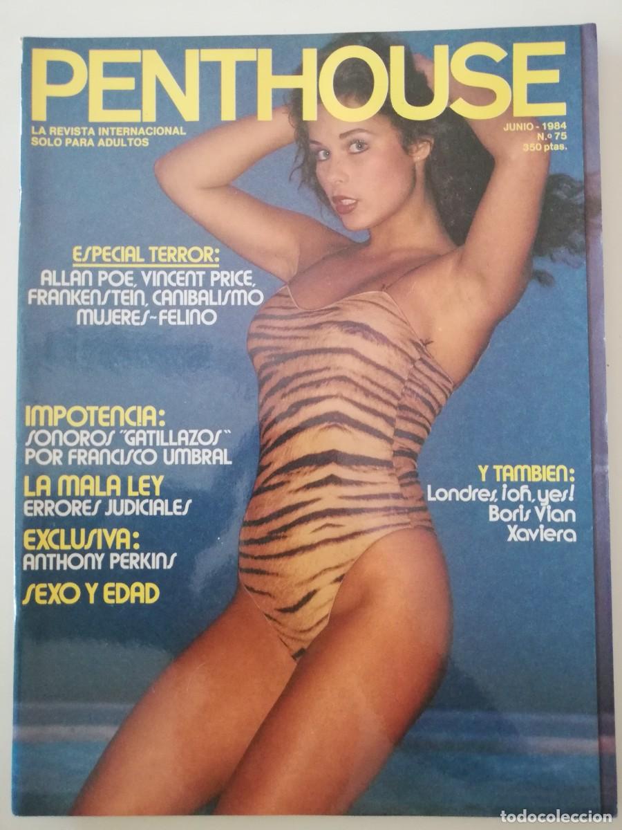 Journals: Revista PENTHOUSE n&ordm; 75 Groucho Marx Anthony Perkins Elia Kazan Allan Poe Vincent Price Lisa Schultz