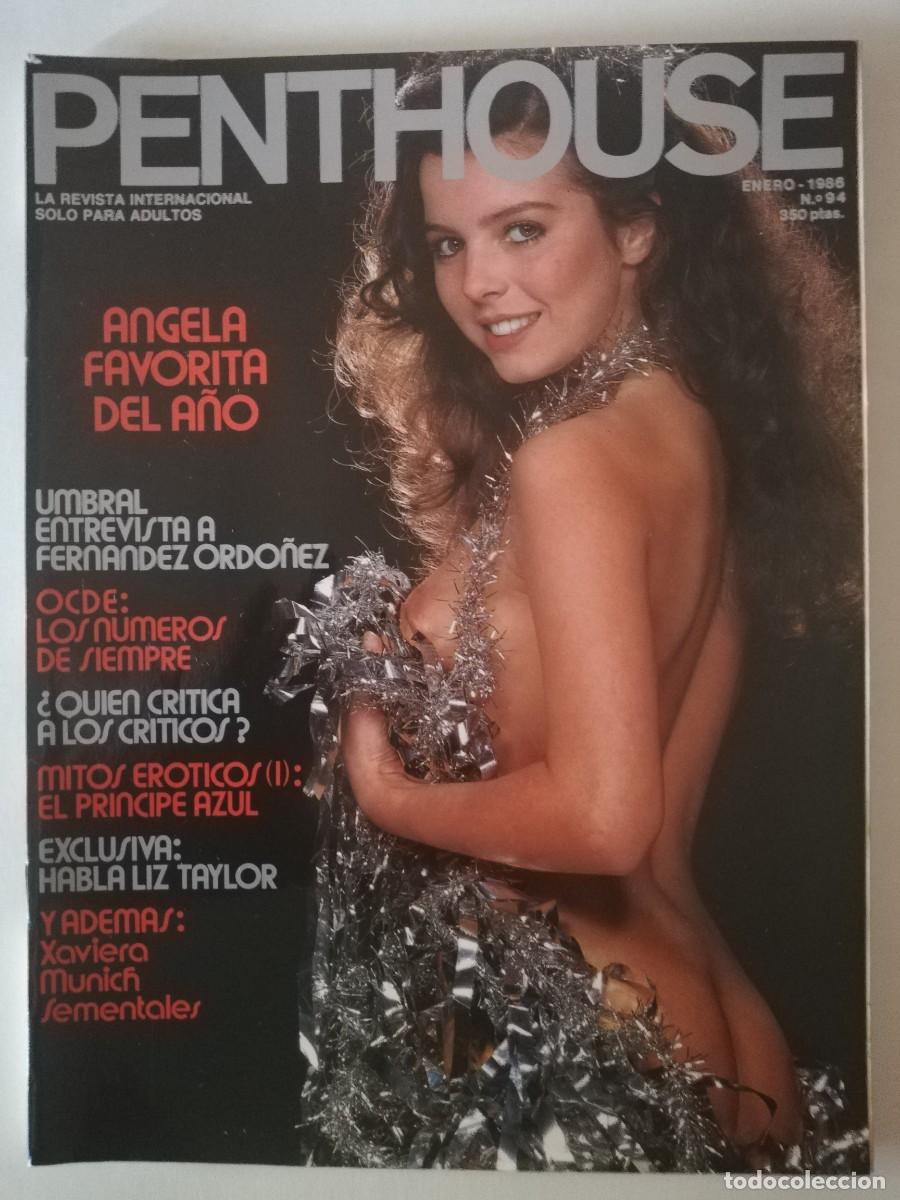 Revistas: Revista PENTHOUSE n&ordm; 94 Madonna Liz Taylor Pirondello Richard Gere Christopher Reeve Sweet Chastity