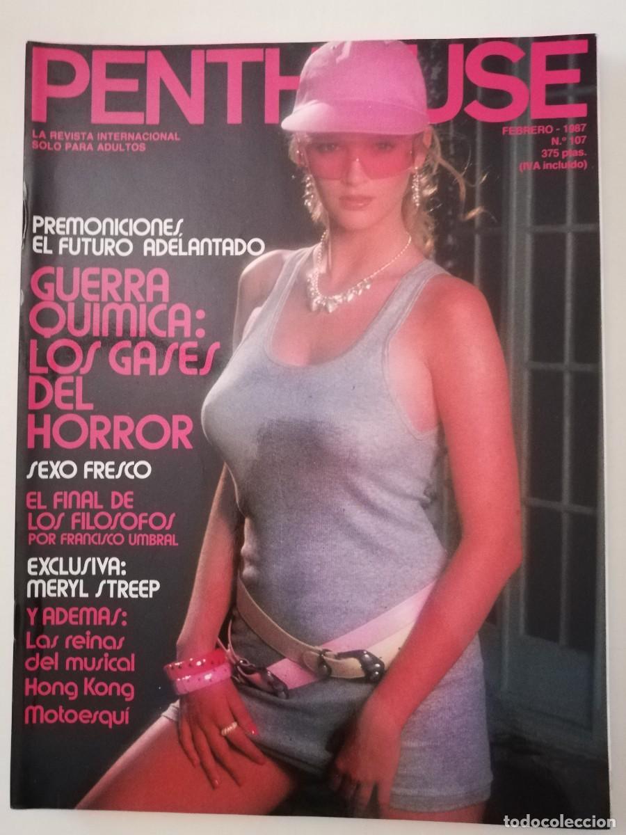 Journals: Revista PENTHOUSE n&ordm; 107 Carmen Conesa Ginger Lynn Meryl Streep Duran Duran Raf Vallone Earl Miller