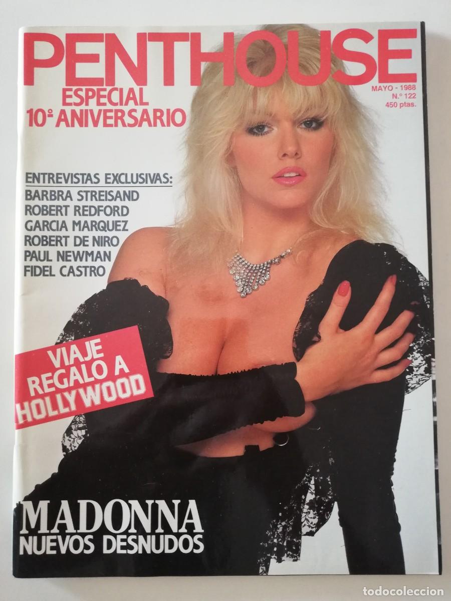 Journals: Revista PENTHOUSE n&ordm; 122 Madonna Roger Moore Pepe Rubianes Paul Newman Fidel Castro Barbra Streisand