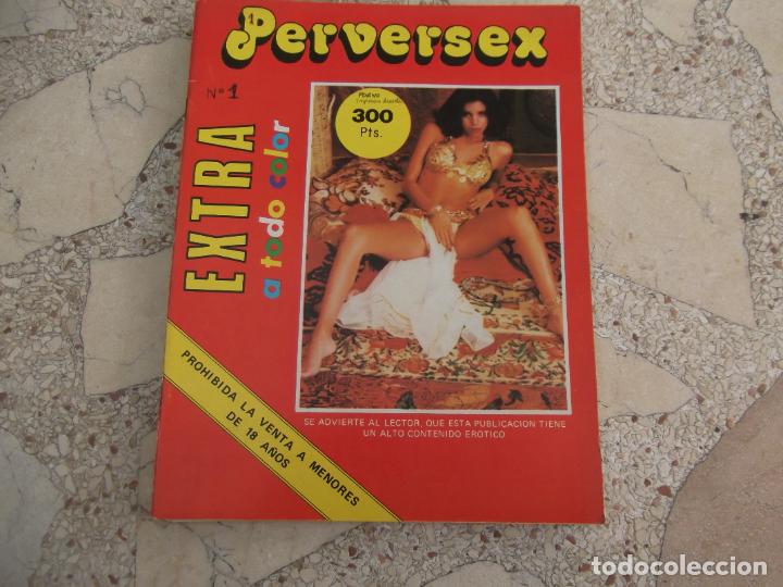 Magazines: PERVERSEX 1. EXTRA A TODO COLOR. 1979. POSTER DESPLEGABLE. REVISTA EROTICA PARA ADULTOS