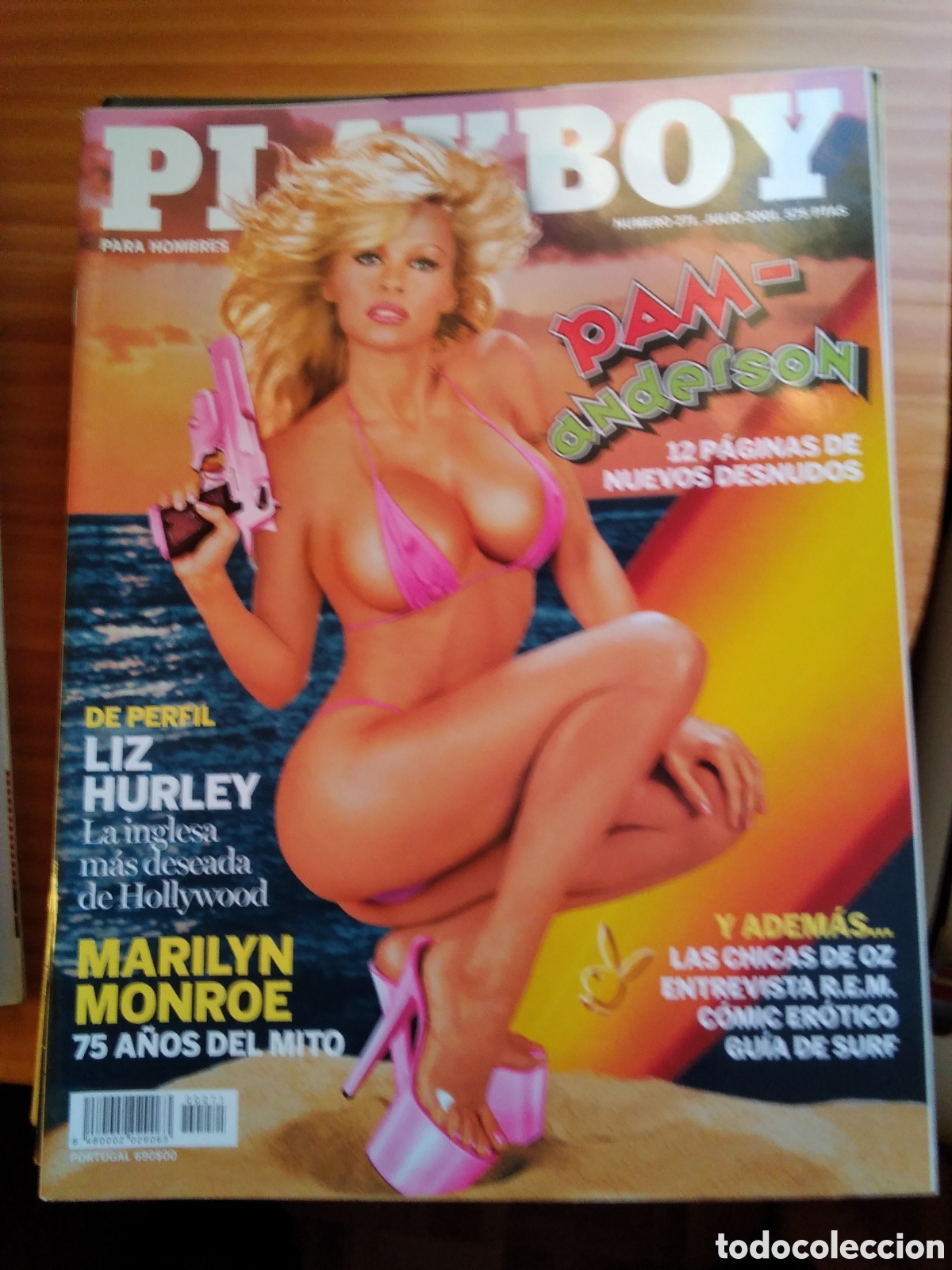 Magazines: Playboy mensual espa&ntilde;ol revista erotica 2001 julio Pamela Anderson tiras abuli
