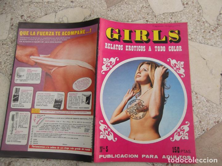 Magazines: GIRLS 5. RELATOS EROTICOS A TODO COLOR. REVISTA EROTICA ESPA&Ntilde;OLA PARA ADULTOS