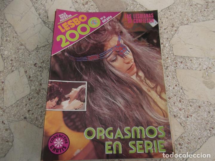 Zeitschriften: LESBO 2000 N&ordm; 6. ORGASMOS EN SERIE . CONTACTOS. LESBIANAS. ADULTOS. EROTICA