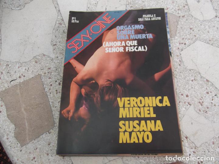 Revistas: sexy-cine n&ordm; 1, orgasmo sobre una muerta, ahora que se&ntilde;or fiscal, susana mayo, veronica miriel