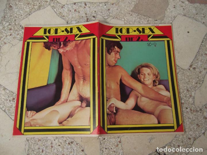 Journals: TOP SEX 2. TOPSY FORLAGET. REVISTA DANESA PARA ADULTOS. 1977. EROTICA. PORNO.