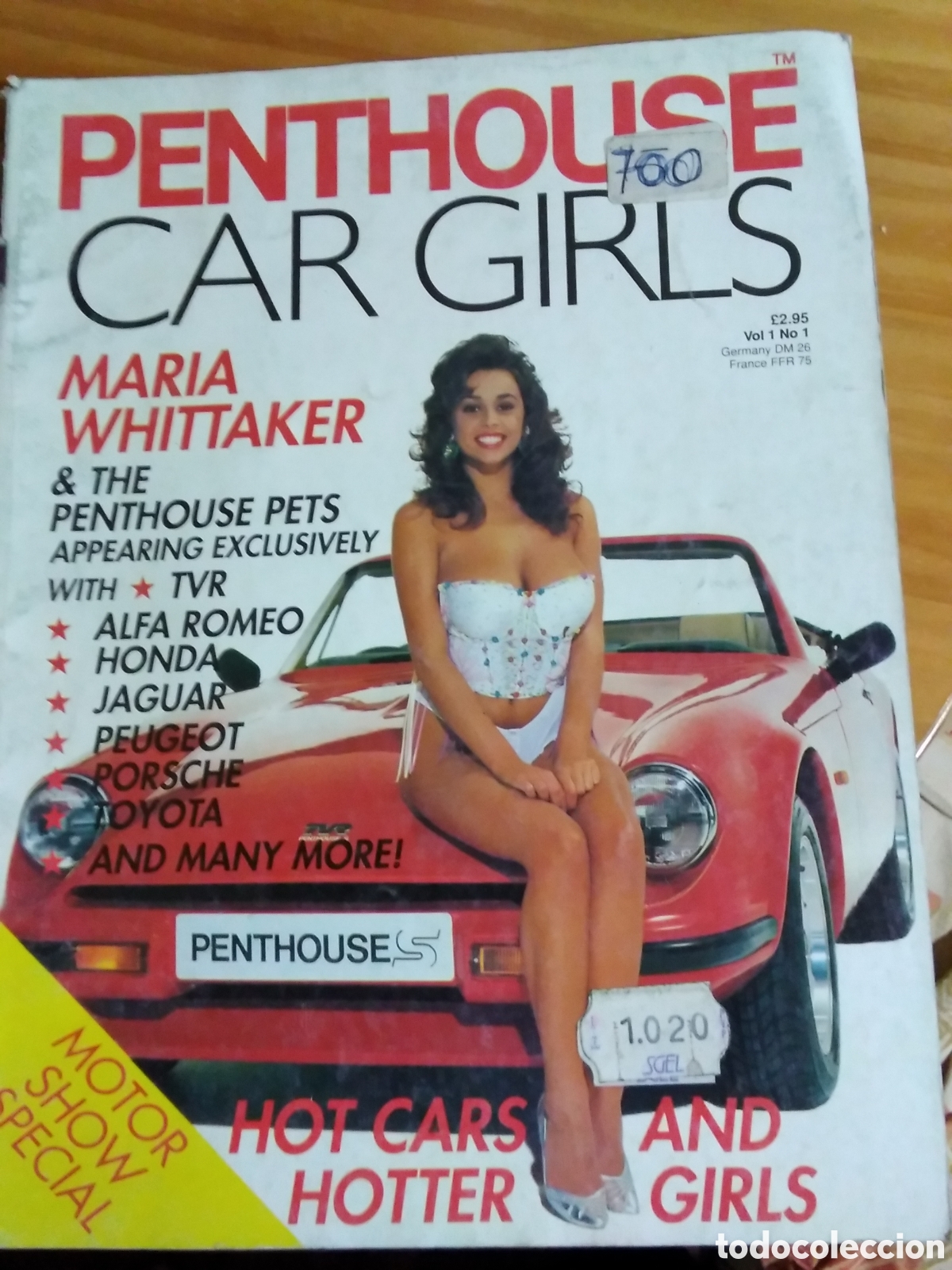 Magazines: Penthouse revista erotica inglesa desnudos mujeres especial car Girls Mar&iacute;a whittaker
