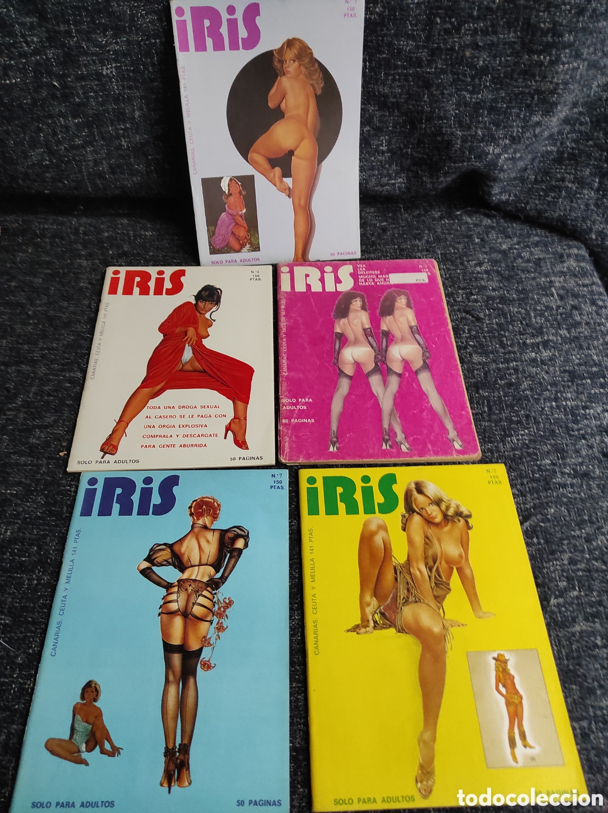 iris , novelas eroticas con ilustraciones, lote - Compra venta en  todocoleccion