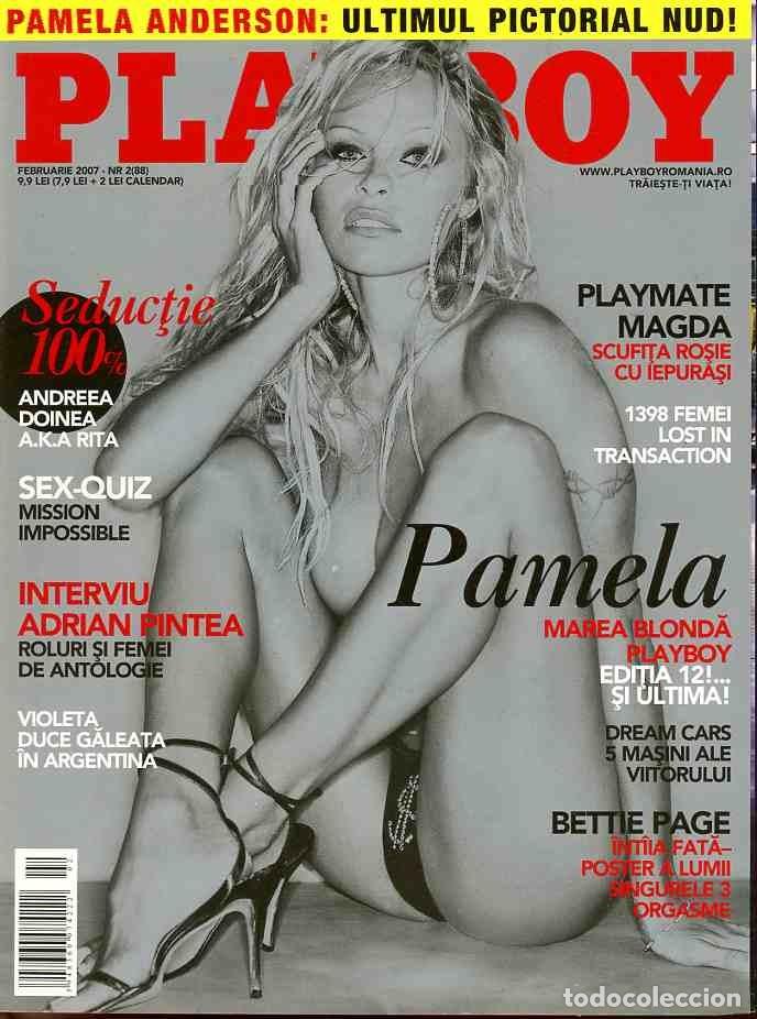 Magazines: PAMELA ANDERSON PAM Playboy 2-2007 magazine Romania BETTIE PAGE baywatch
