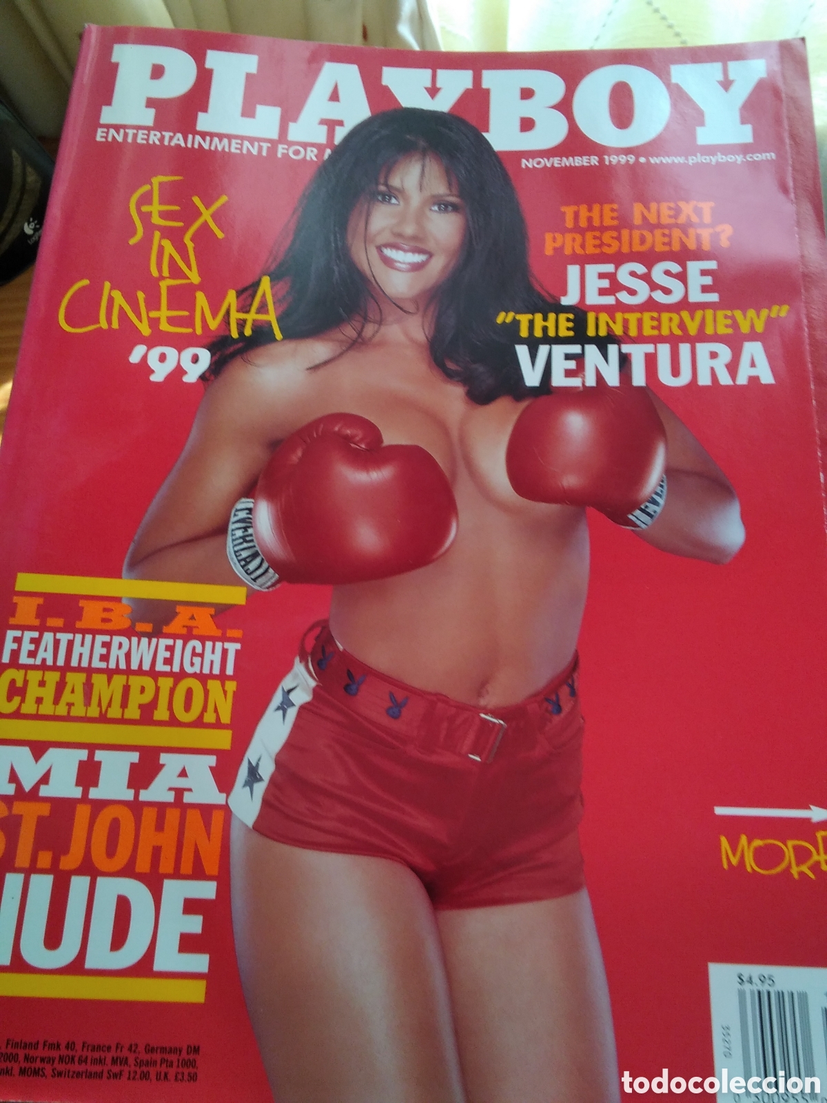 Zeitschriften: Playboy revista erotica americana mensual desnudos mujeres 1999 noviembre m&iacute;a st. John