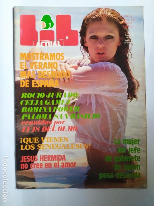 Journals: LIB N&ordm; 410 REVISTA EROTICA. ROCIO JURADO, JESUS HERMIDA, CELIA GAMEZ LUIS DEL OLMO