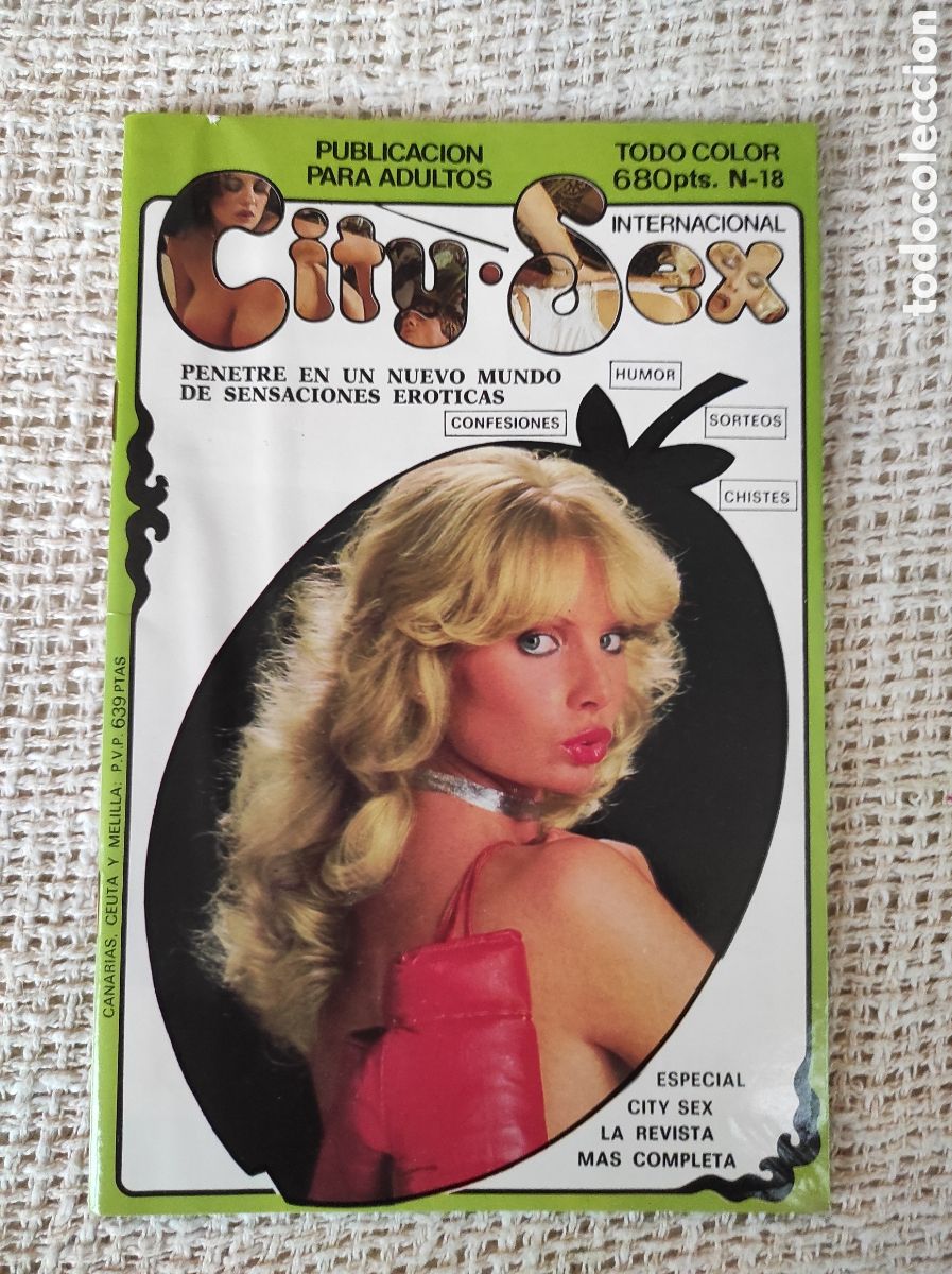 Magazines: CITY SEX , N&ordm; 18 OLINKA HARDIMAN REVISTA PARA ADULTOS DE LOS A&Ntilde;OS 90