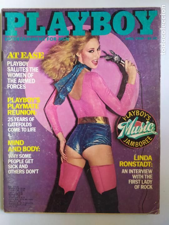 Zeitschriften: PLAYBOY APRIL 1980 LINDA RONSTADT. LIZ GLAZOWSKI. ADULT MAGAZINE