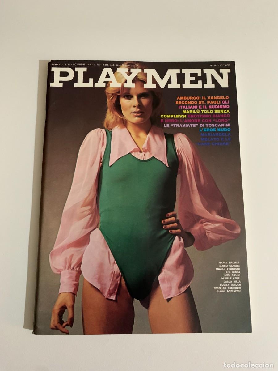 Magazines: PLAYMEN N.11 NOVEMBRE 1972 MARILU' TOLO CAMILLA KEATON POSTER EVA CZEMERIS MARIANGELA MELATO TATTILO