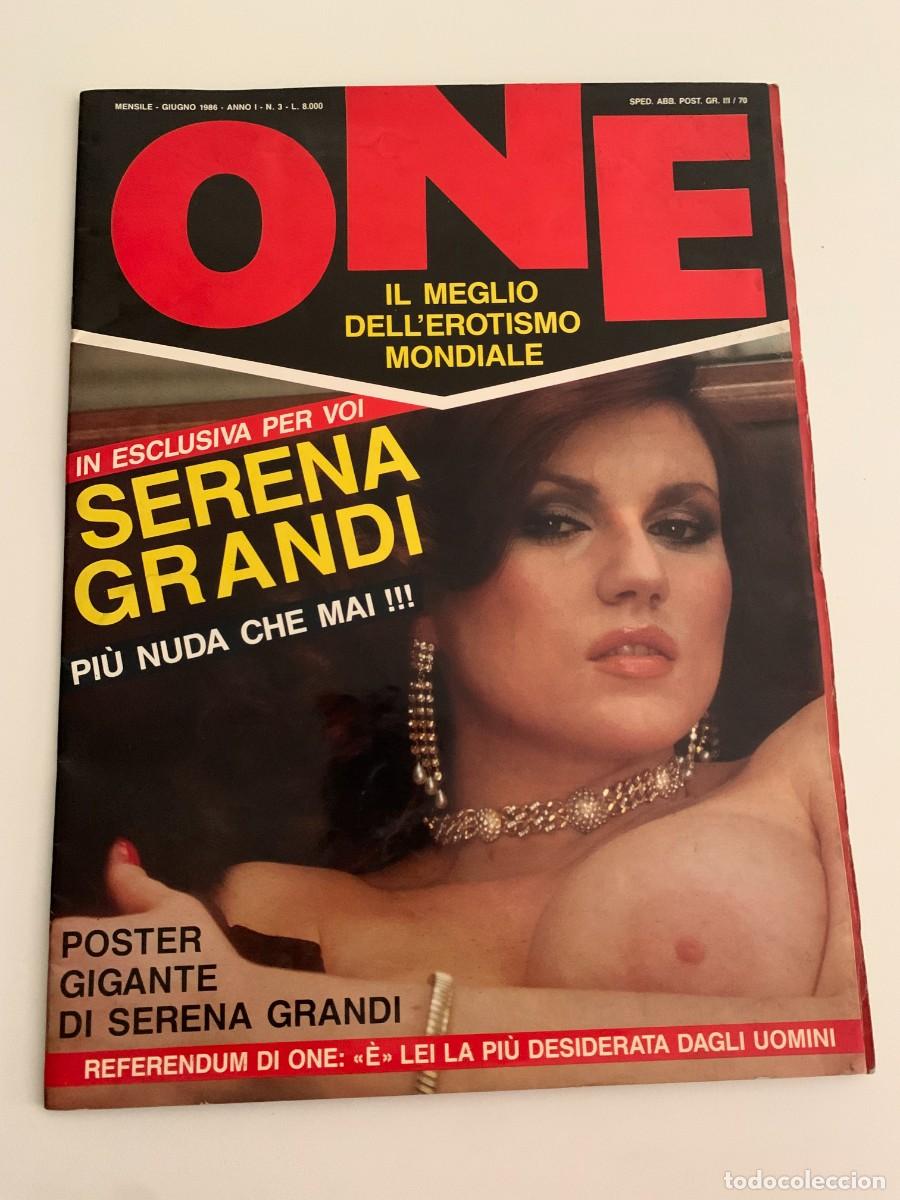 Journals: ONE ANNO I N.3 SERENA GRANDI GIANT SIZE EROTIC MAGAZINE + POSTER ROSSELLA MORATTI LUCY PAPILLON