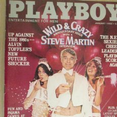 Revistas: REVISTA PLAYBOY USA ENERO 1980. STEVE MARTIN. SAN FRANCISCO GAY POWER. STAR TREK. CON DESPLEGABLE.